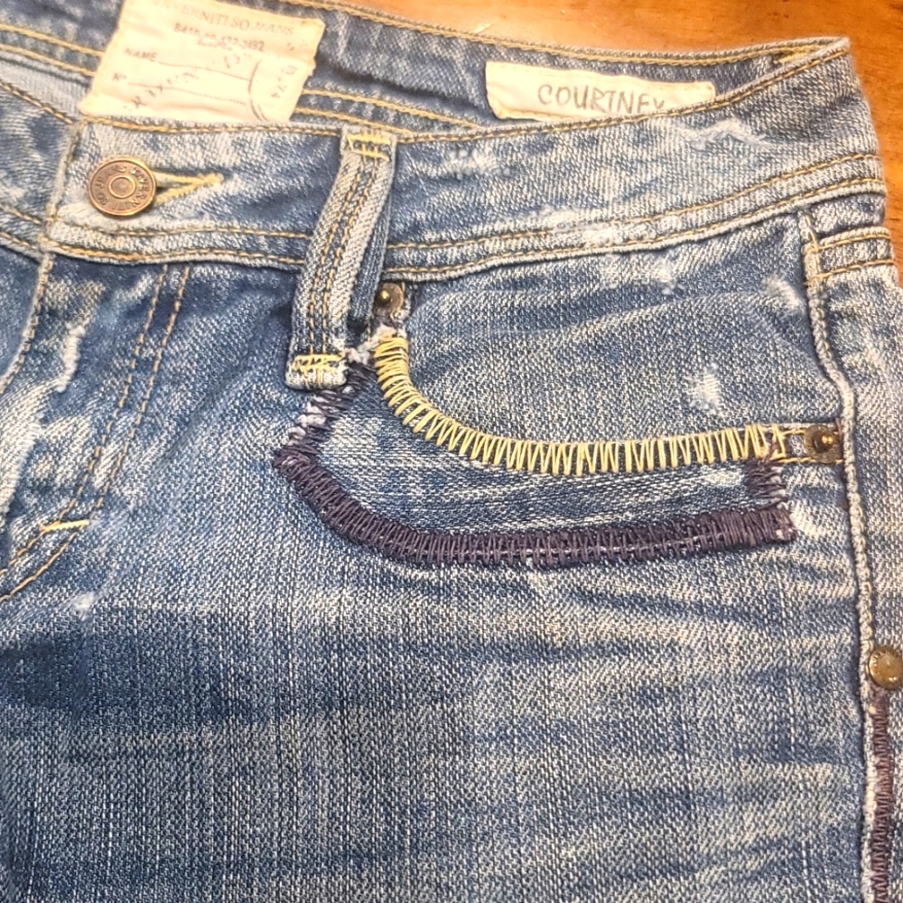 Vintage Taverniti So Jean Shorts 27 - Picture 6 of 9